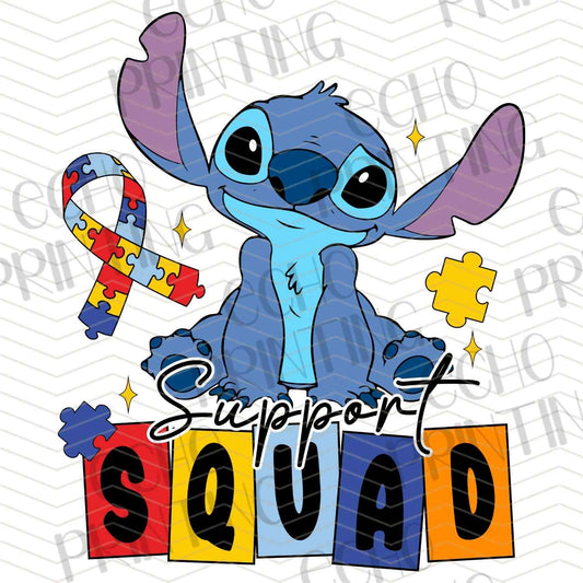 ATMSC 139 - BLUE ALIEN FRIEND SUPPORT SQUAD