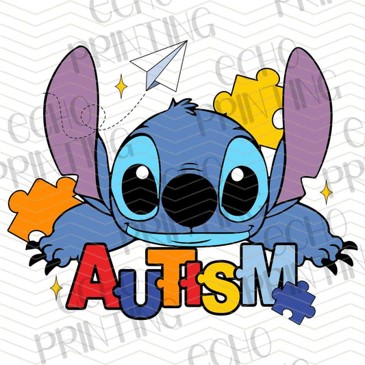 ATMSC 143 - BLUE ALIEN FRIEND PUZZLE SPLASH
