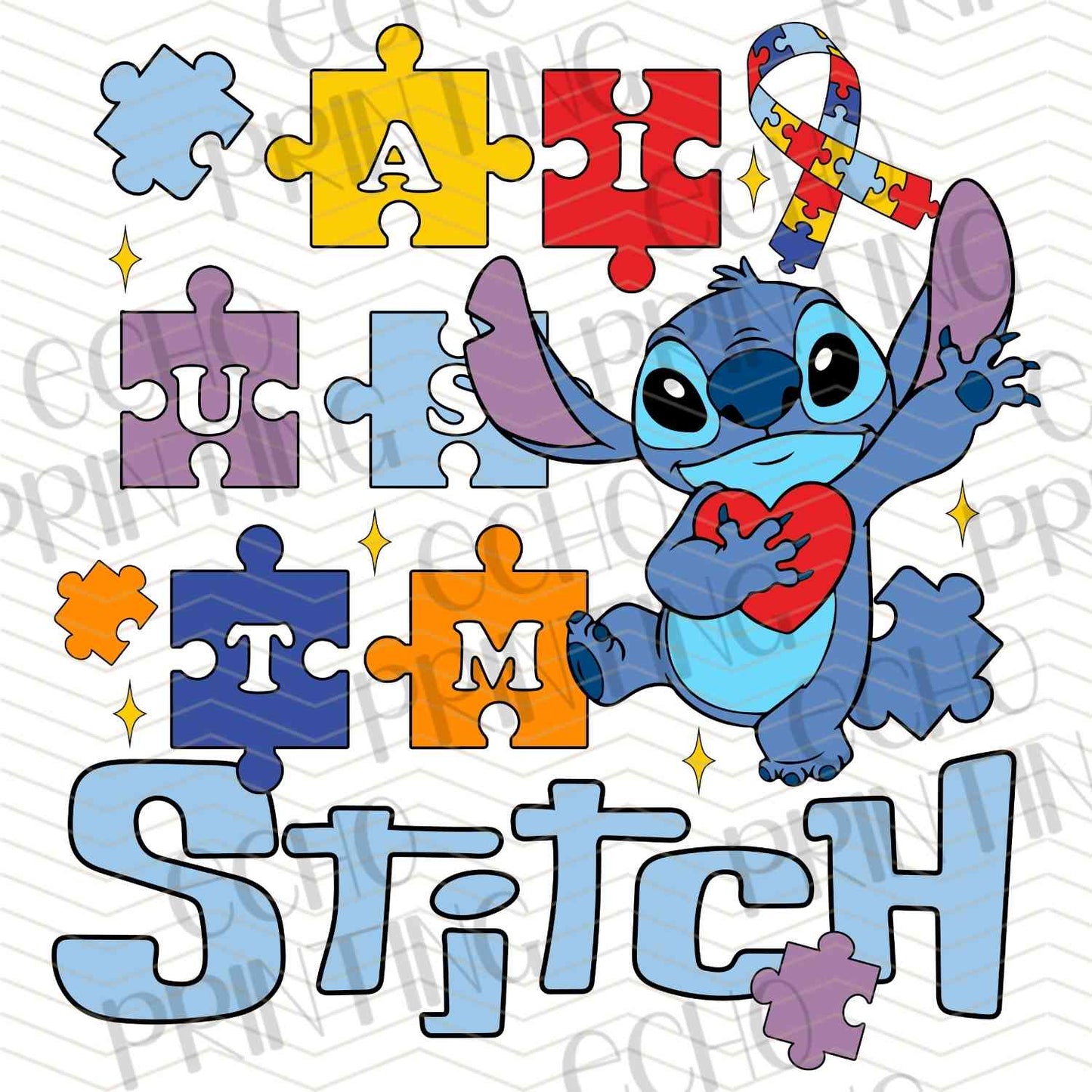 ATMSC 144 - BLUE ALIEN FRIEND PUZZLE SPLASH
