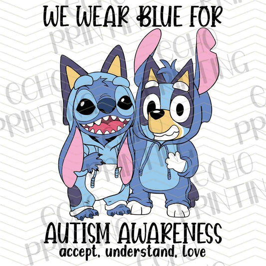 ATMSC 30 - WE WEAR BLUE DOG SUPPORT