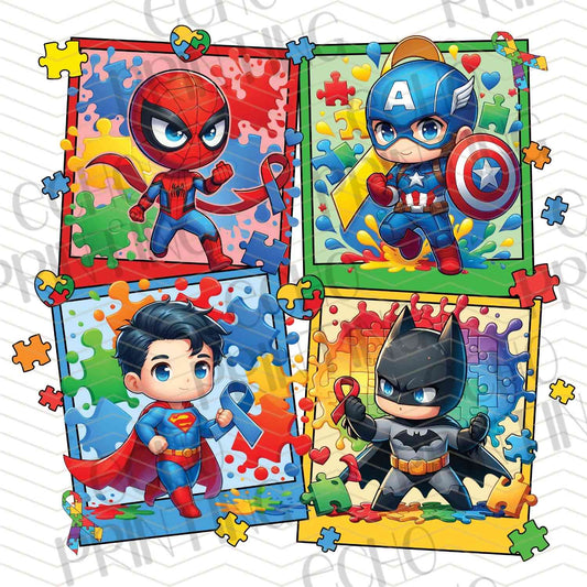 ATMSC 33 - CARTOON HERO PUZZLE SET