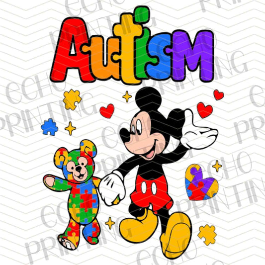 ATMSC 37 - CARTOON MOUSE AUTISM LOVE