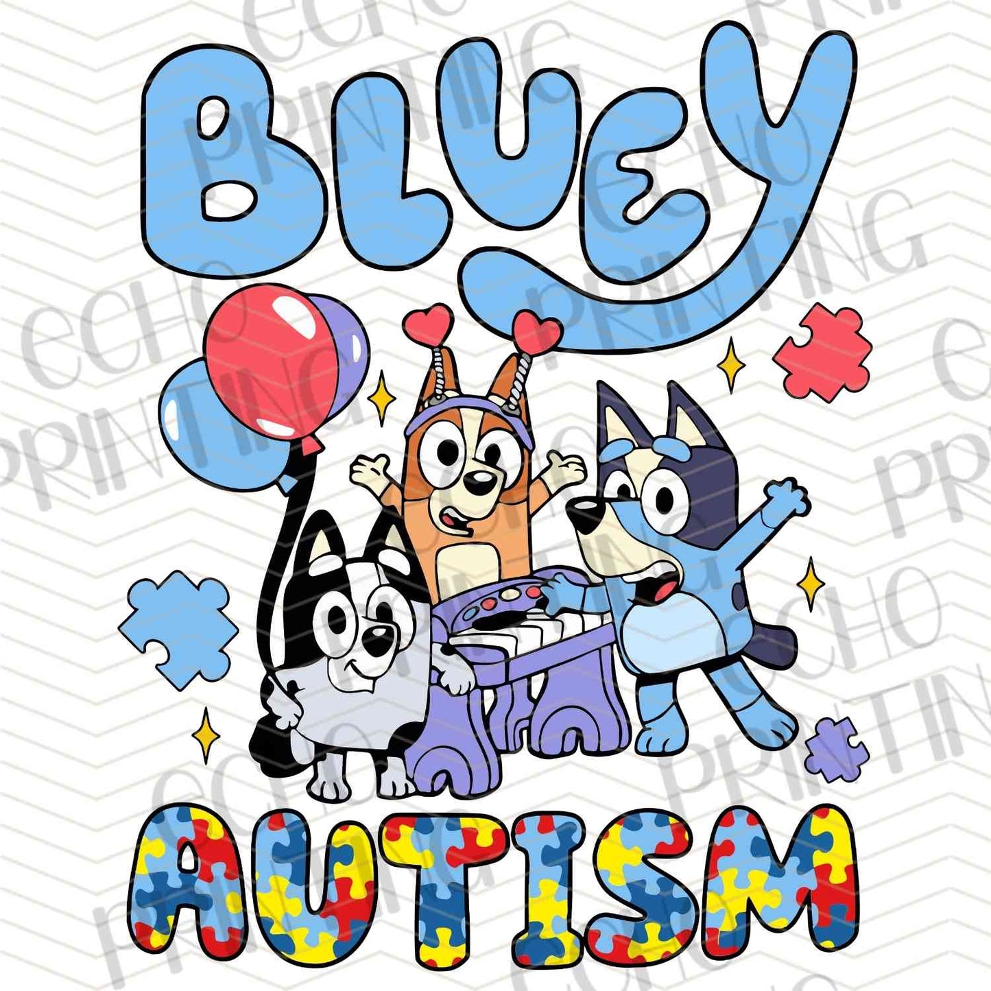 ATMSC 39 - BLUE DOG AUTISM LOVE