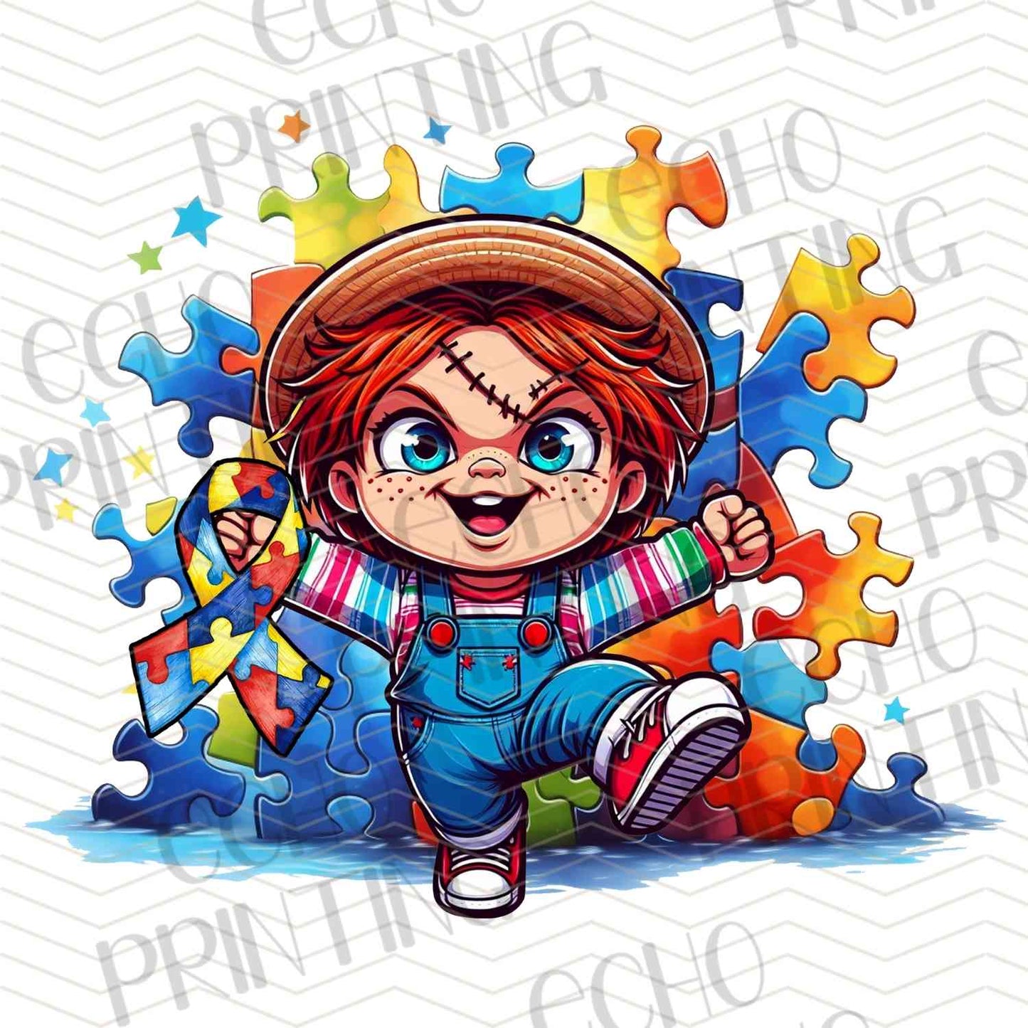 ATMSC 52 - RED HAIRED DOLL PUZZLE SPLASH