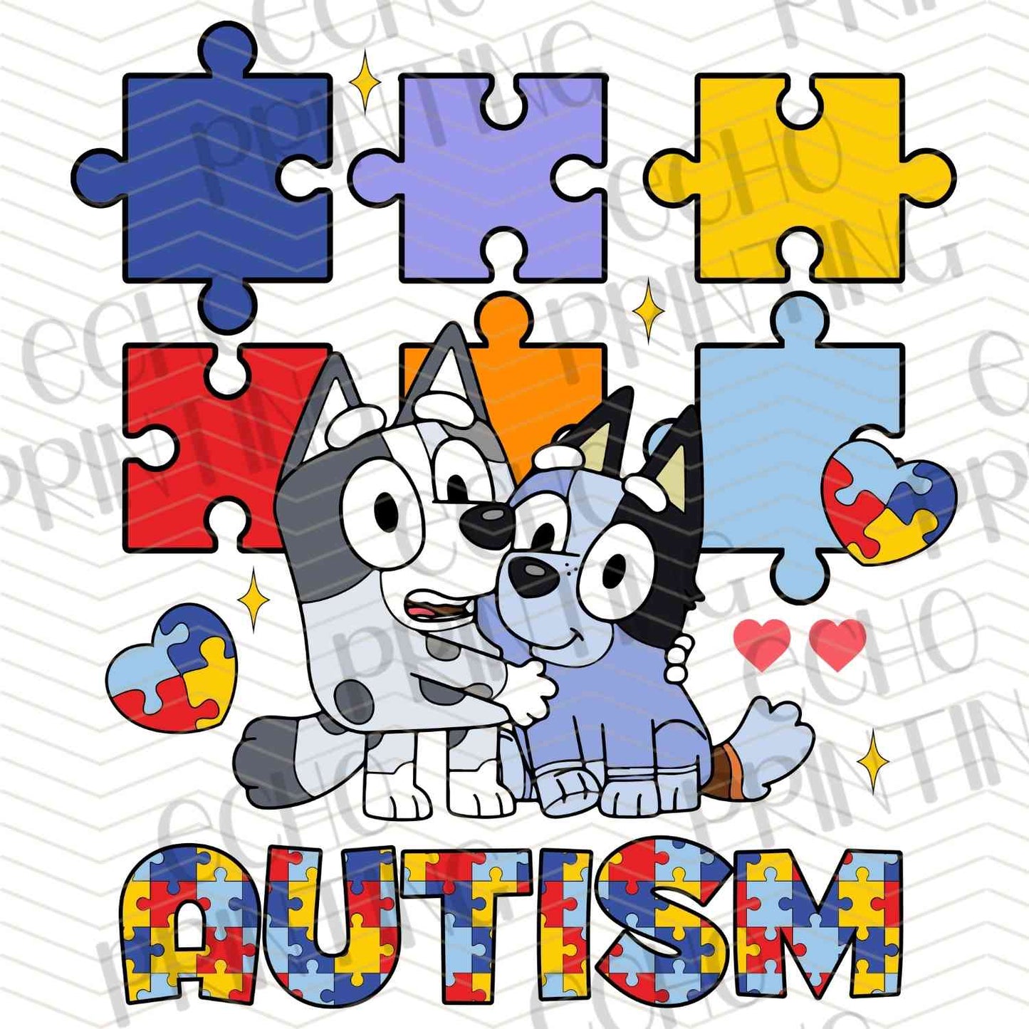 ATMSC 5 - DOG FAMILY WITH PUZZLES