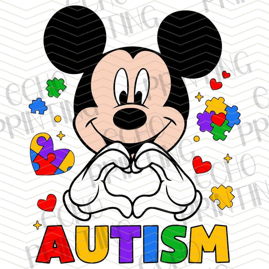 ATMSC 76 - CARTOON MOUSE AUTISM LOVE