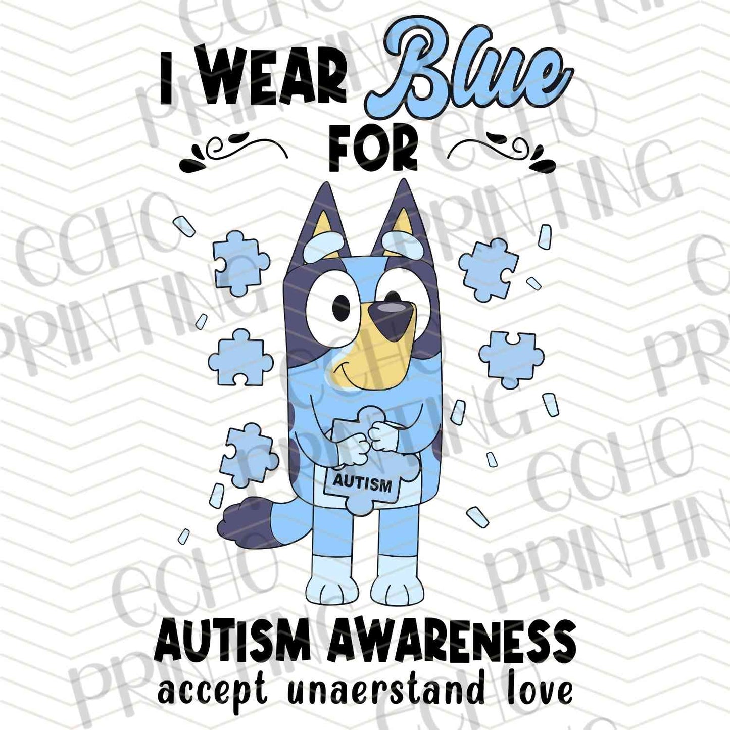 ATMSC 87 - WE WEAR BLUE DOG SUPPORT