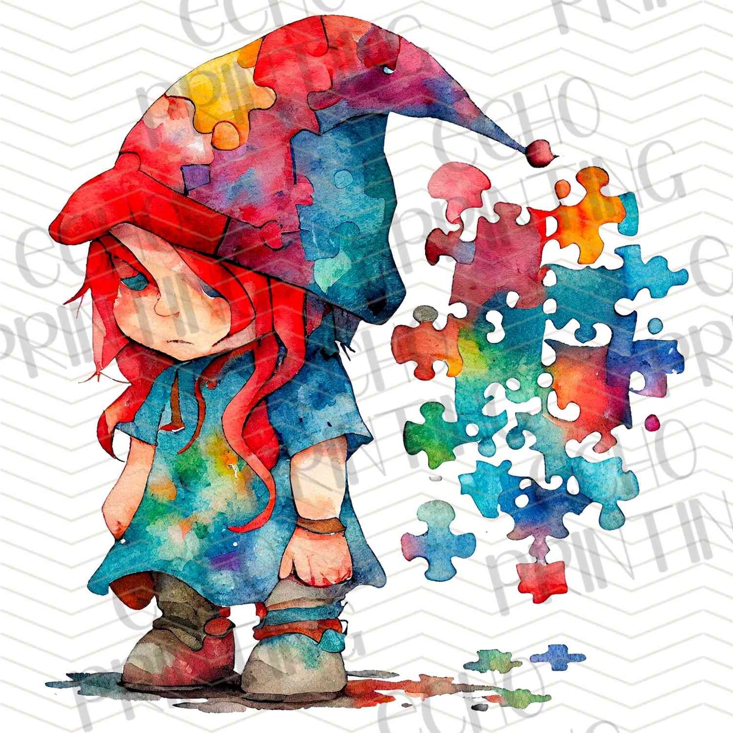 ATMSG 155 – AUTISM PUZZLE PORTRAIT