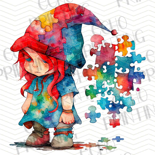 ATMSG 155 – AUTISM PUZZLE PORTRAIT
