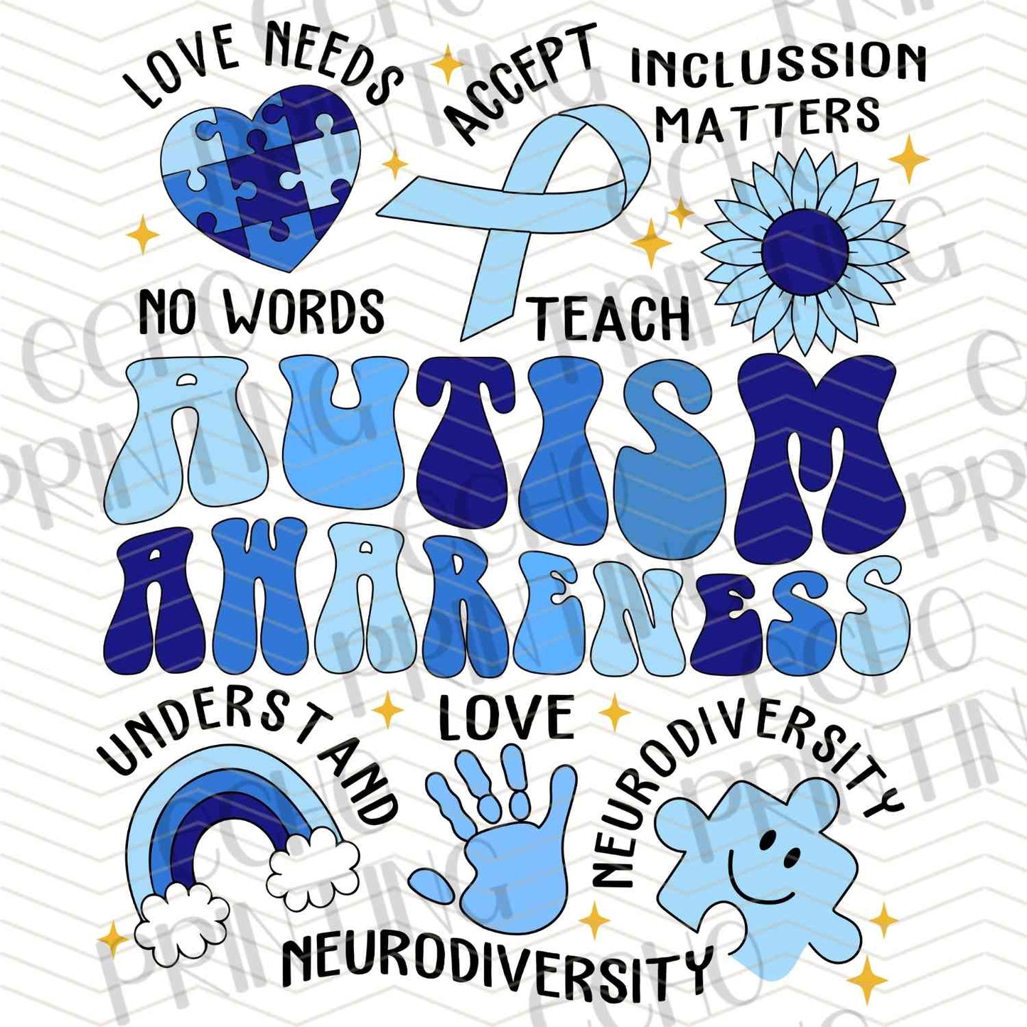 ATMSG 278 – AUTISM AWARENESS HEART