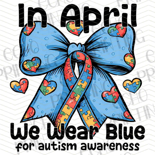 ATMSG 340 – WEAR BLUE AUTISM BOW