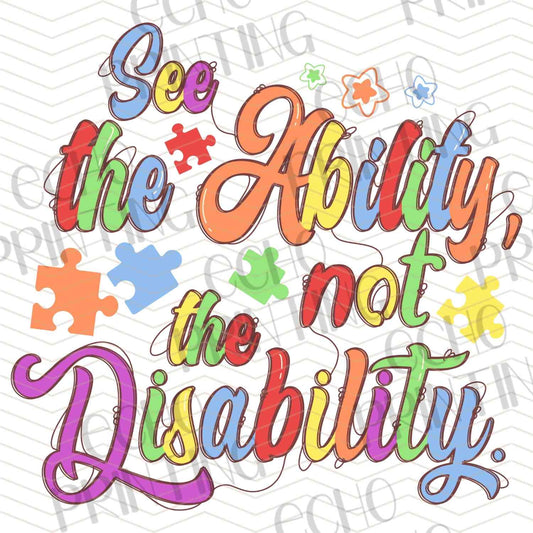 ATMSG 353 – SEE ABILITY NOT DISABILITY