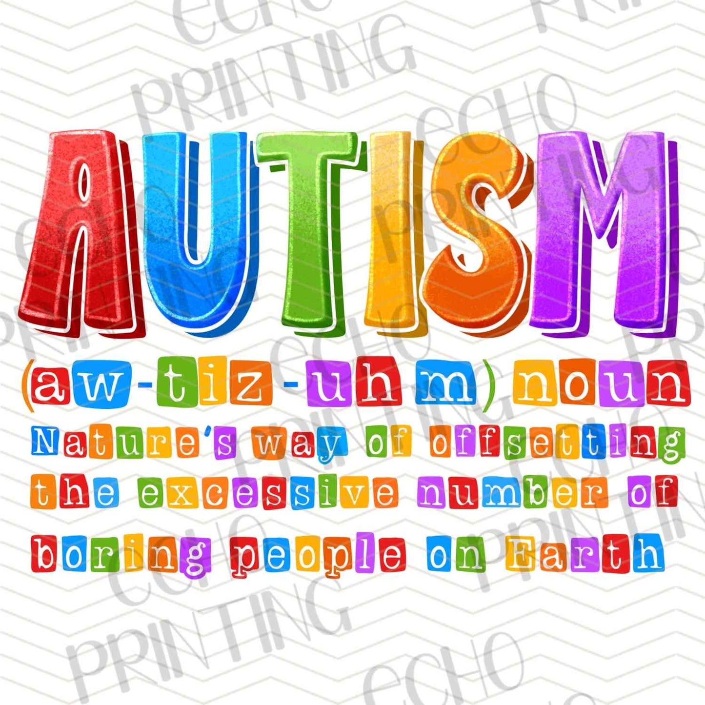 ATMSG 366 – AUTISM TYPOGRAPHY BLOCK