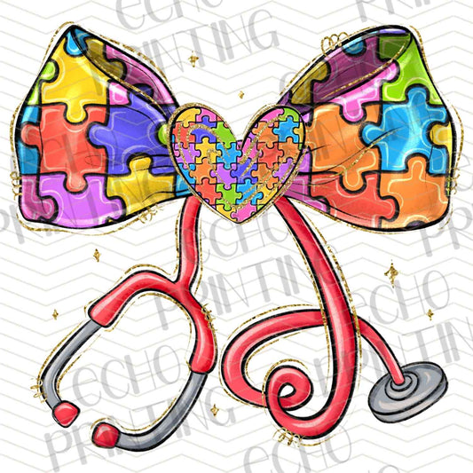 ATMSG 491 - PUZZLE STETHOSCOPE BOW