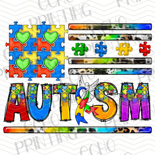 ATMSG 503 - PUZZLE STRIPE AUTISM