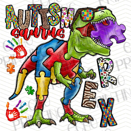 ATMSG 533 - DINOSAUR PUZZLE REX