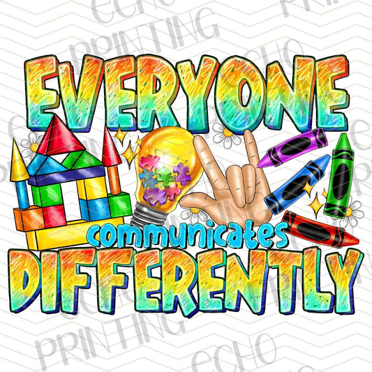 ATMSG 587 - EVERYONE COMMUNICATES DIFFERENTLY