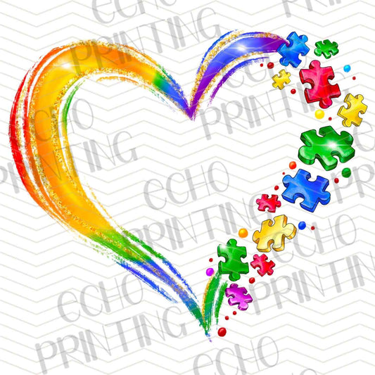 ATMSG 597 - PUZZLE HEART OUTLINE