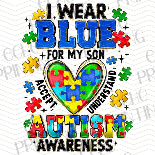 ATMSG 599 - I WEAR BLUE HEART