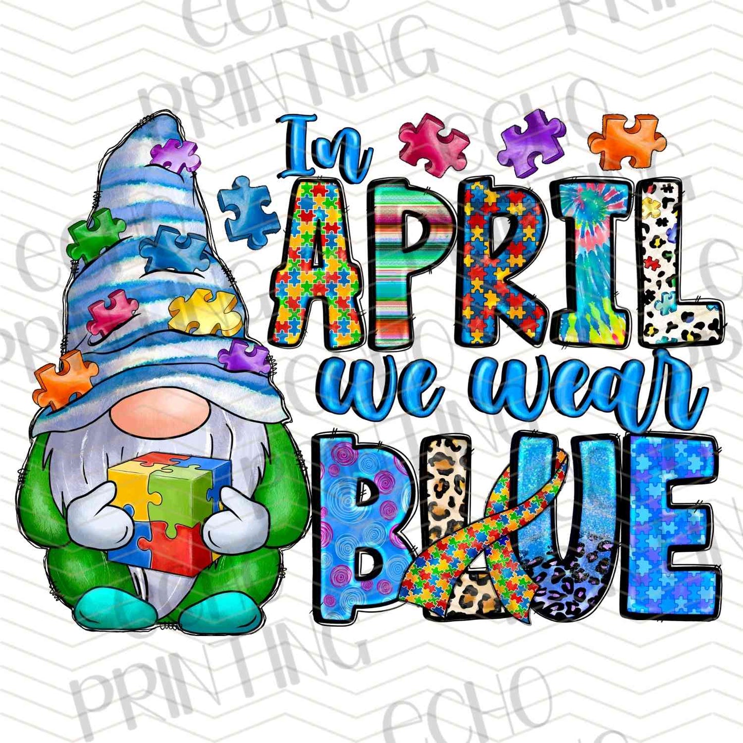 ATMSG 610 - APRIL WE WEAR BLUE GNOME