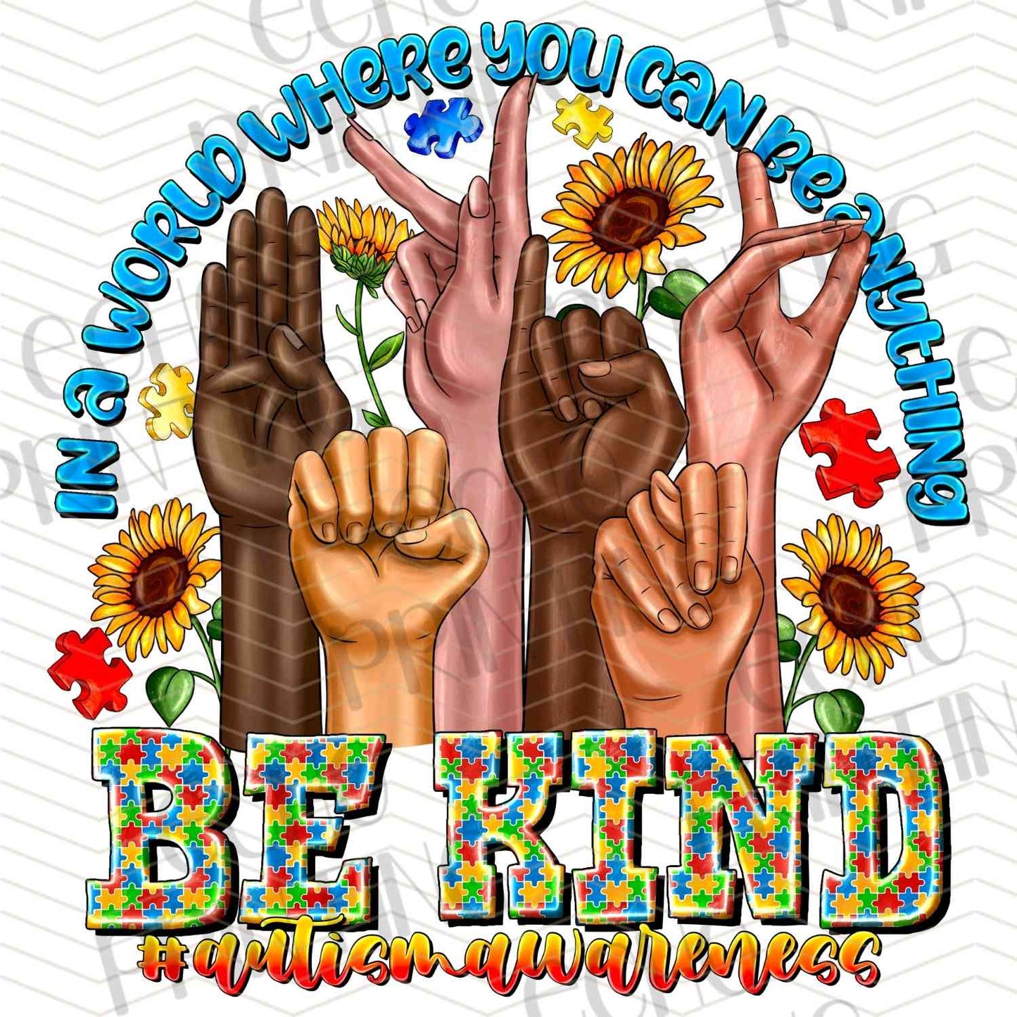 ATMSG 614 - BE KIND HANDS HEART