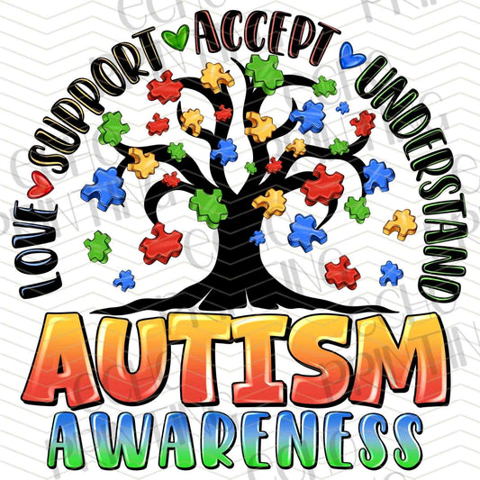 ATMSG 668 - LOVE SUPPORT AUTISM TREE