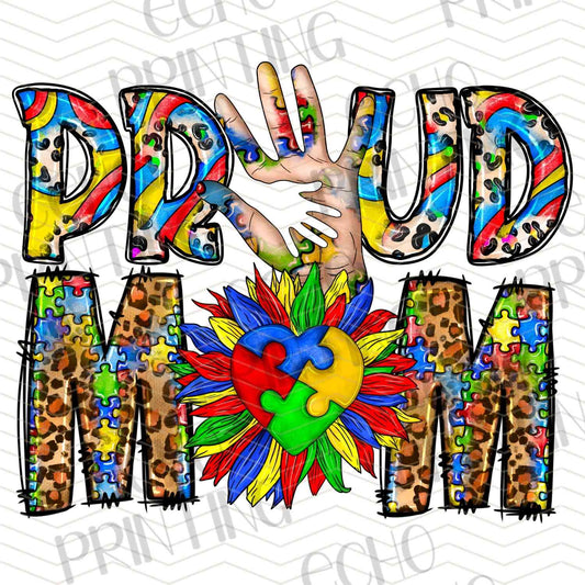 ATMSG 687 - PROUD AUTISM MOM PUZZLE