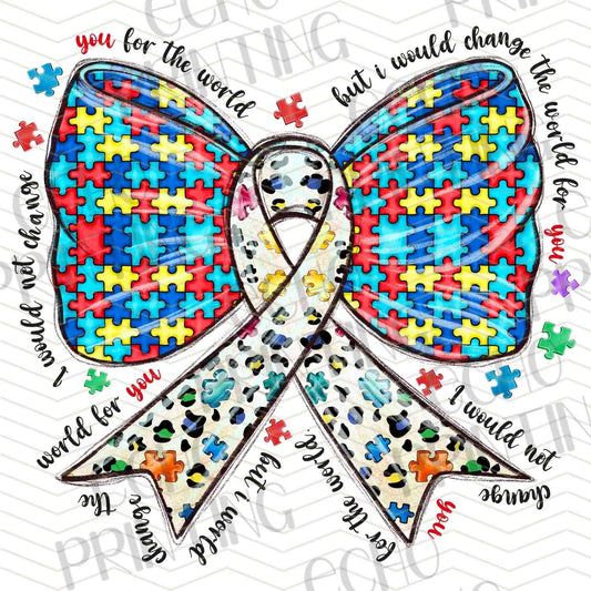 ATMSG 736 - AUTISM PUZZLE BOW