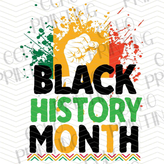 BHMG 12 - BLACK HISTORY MONTH COLORFUL TYPOGRAPHY