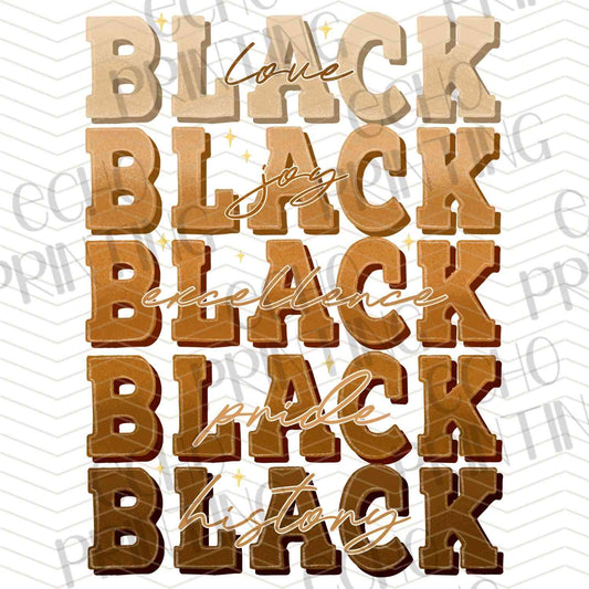 BHMG 204 - BLACK BLACK BLACK STACK