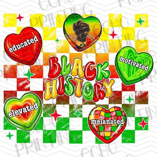 BHMG 20 - BLACK HISTORY HEART PATTERN