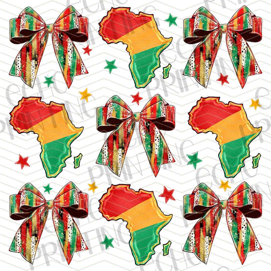 BHMG 214 - AFRICAN MAP PATTERN
