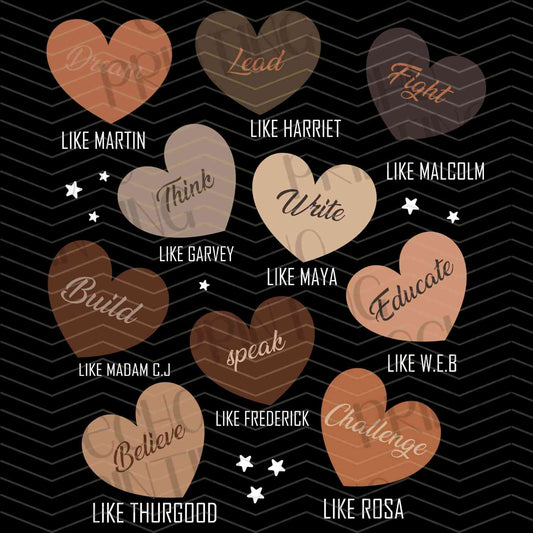 BHMG 43 - MELANIN HEART PATTERN