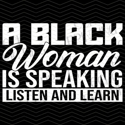 BHMG 54 - A BLACK WOMAN IS SPEAKING
