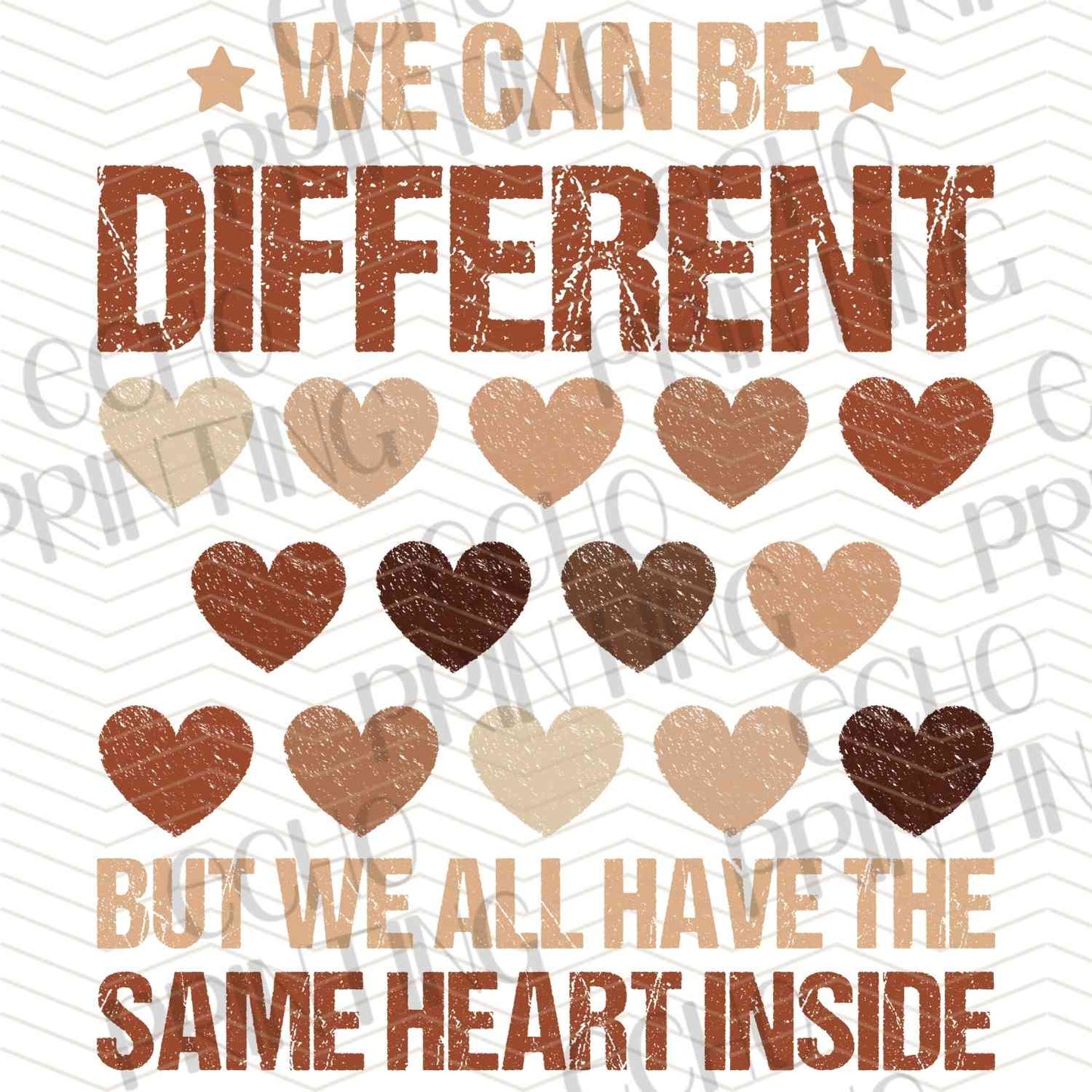 BHMG 65 - WE CAN BE DIFFERENT BUT WE ALL HAVE THE SAME HEART INSIDE