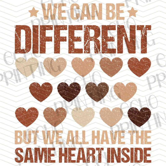 BHMG 65 - WE CAN BE DIFFERENT BUT WE ALL HAVE THE SAME HEART INSIDE