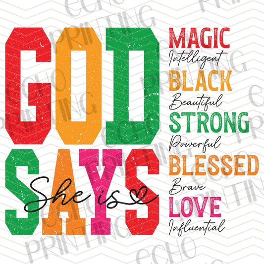 BHMG 80 – GOD SAYS MAGIC BLACK STRONG BLESSED LOVE