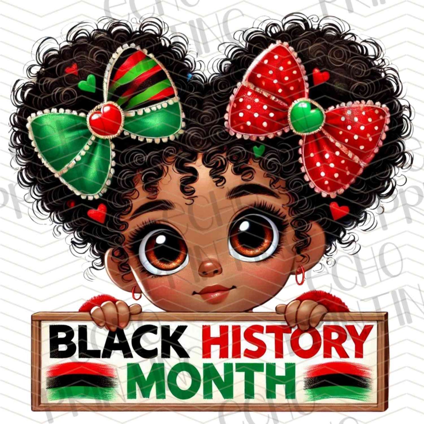 BHMG 85 – BLACK HISTORY MONTH GIRL HEART VARIANT