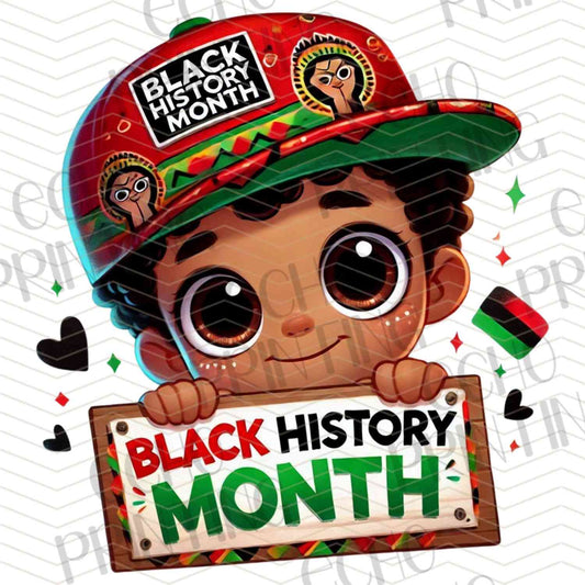 BHMG 88 – BLACK HISTORY MONTH BOY PORTRAIT