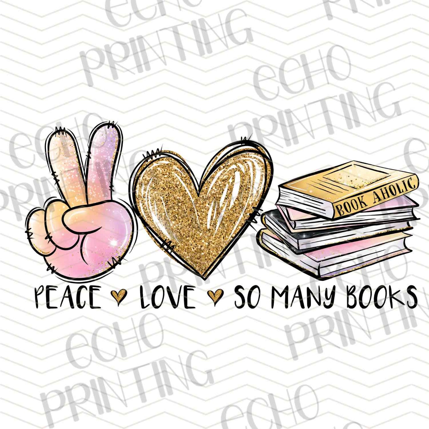 BKG 117 - LOVE, PEACE & BOOKS