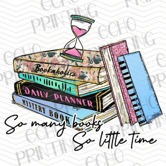 BKG 119 - TOO MANY BOOKS, TOO LITTLE TIME