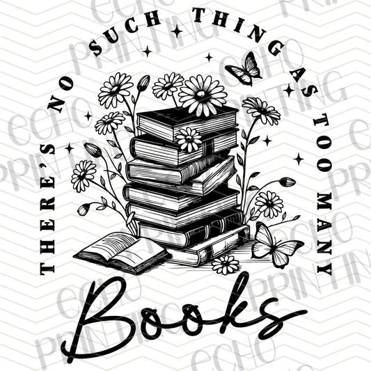 BKG 131 - NEVER TOO MANY BOOKS