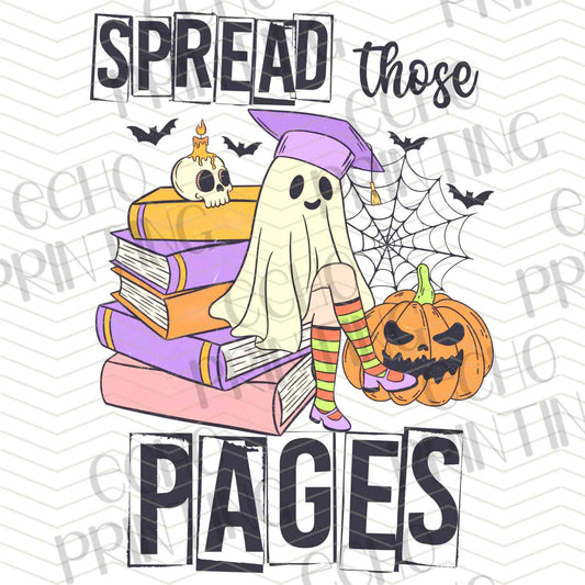 BKG 143 - SPOOKY BOOK PAGES