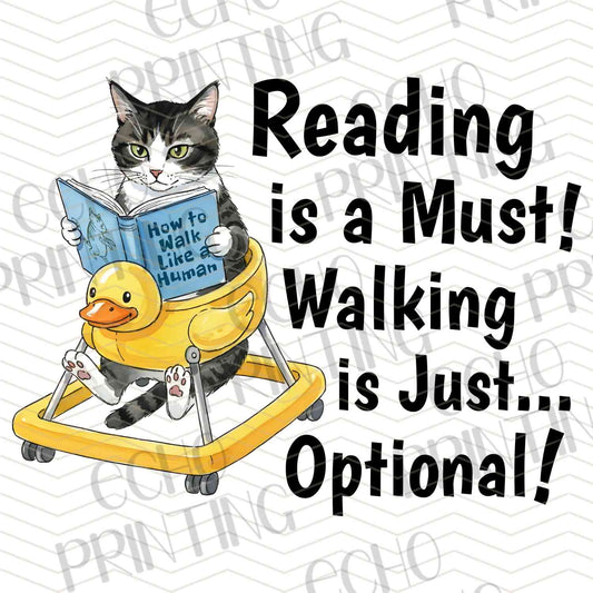 BKG 207 – WALKING READING CAT