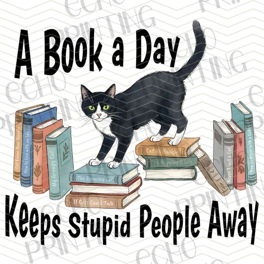 BKG 214 – PEACEFUL READING CAT