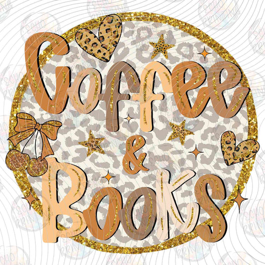 BKG 244 - COFFEE AND BOOKS HEART