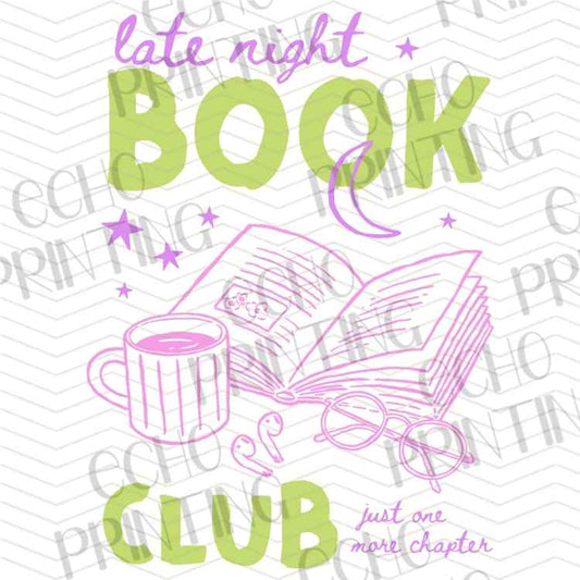 BKG 287 - LATE NIGHT BOOK CLUB