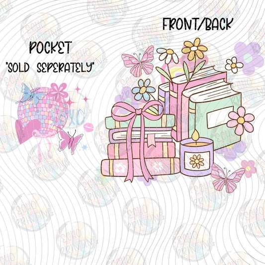 BKG 320 - FLORAL BOOK COLLAGE ** POCKET SOLD SEPERATELY**