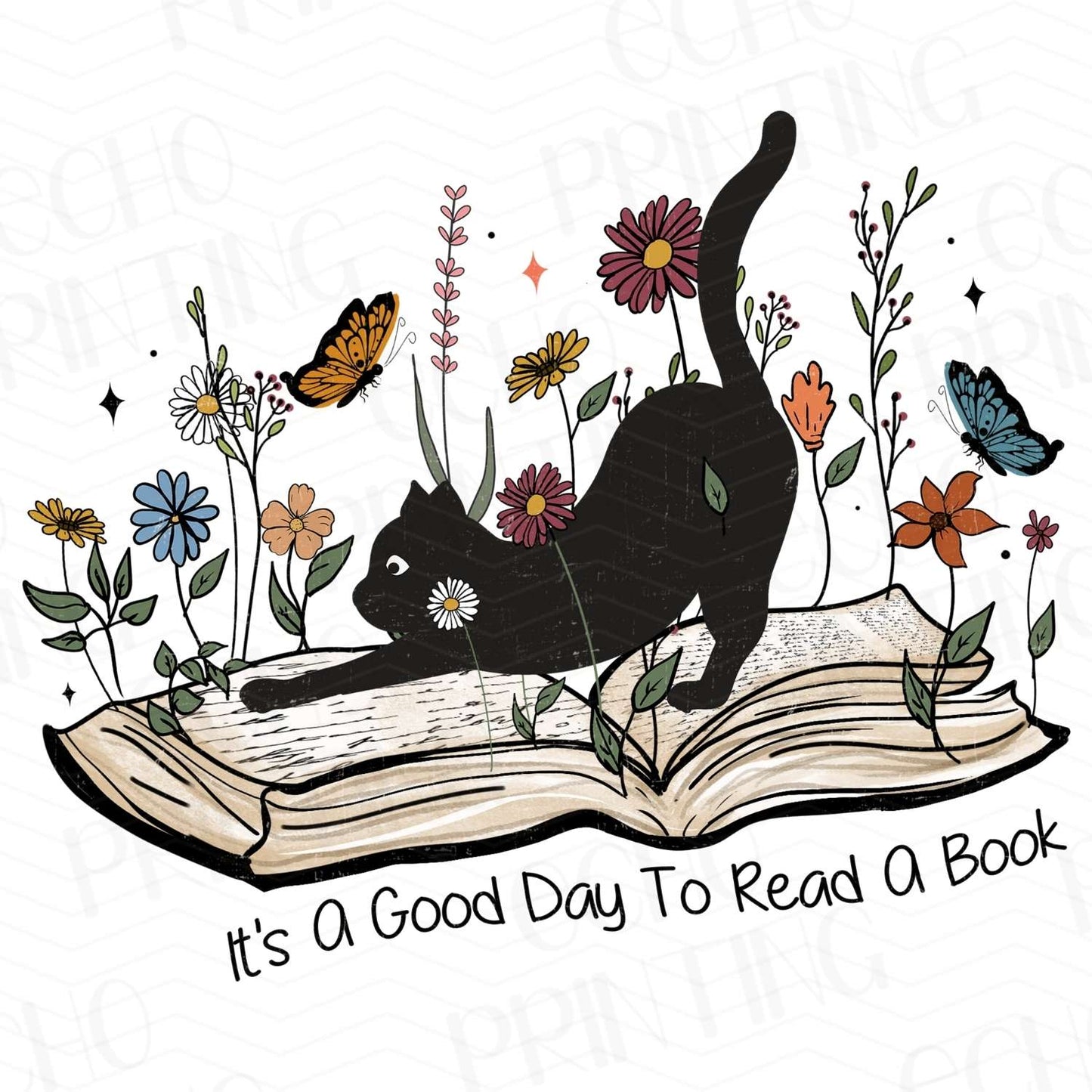 BKG 10 - CAT ON BOOK