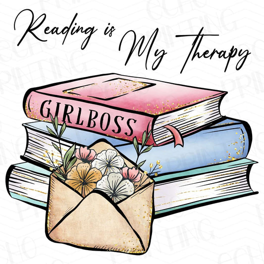 BK 114 - BOOKS ARE MY THERAPY